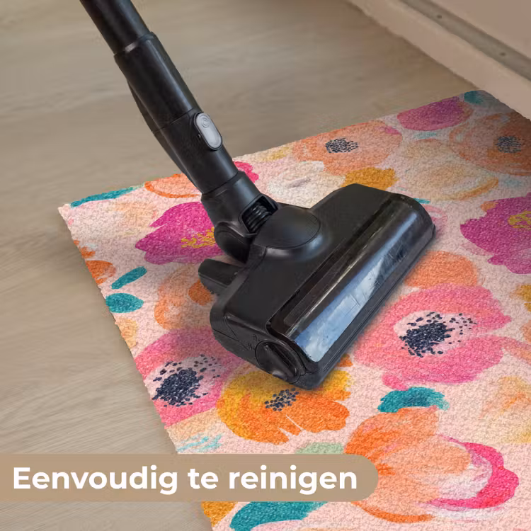 Bloesems - Vrolijk - Kleurrijk Deurmat klein 898 -reinigen_NL