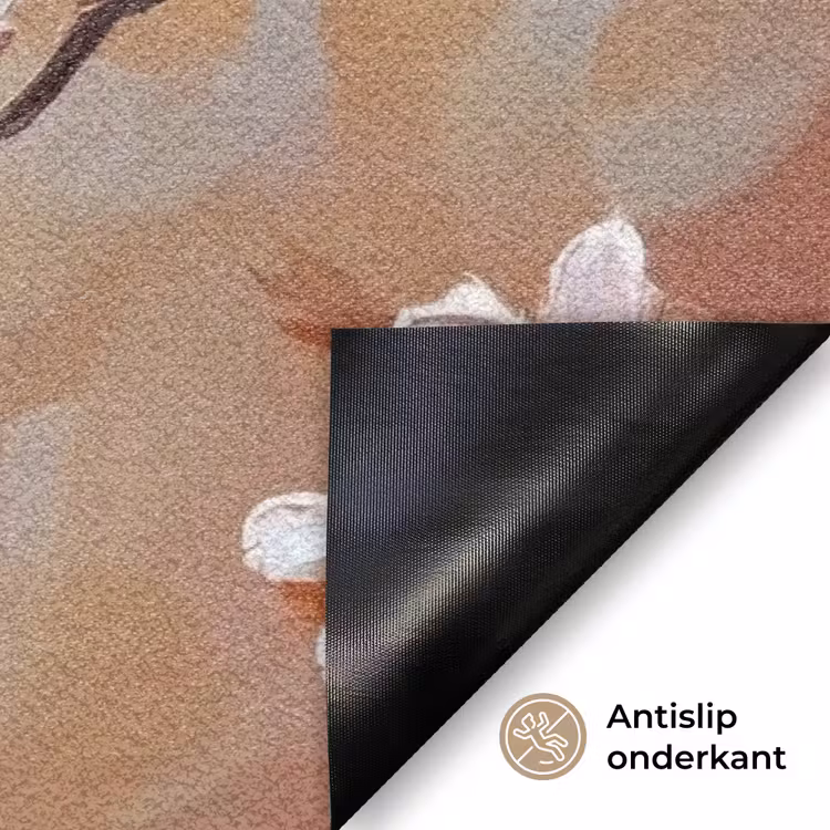 Bloesemtakken - Schilderachtig - Roze Deurmat klein -antislip_NL
