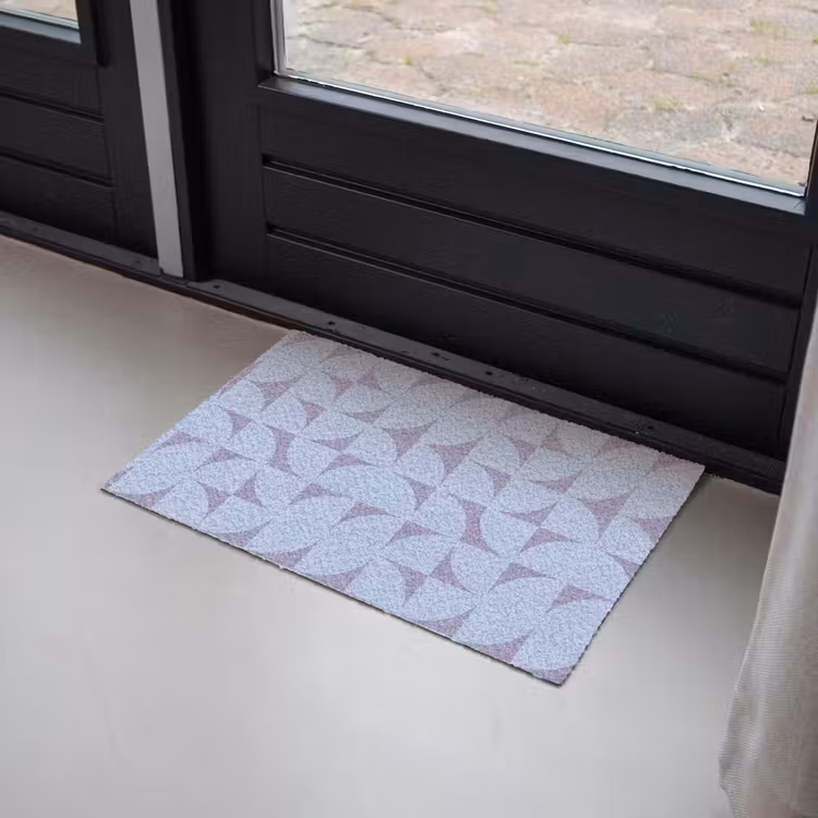Blokken - Blauw - Paars - Patroon Deurmat klein 898 -sfeer2