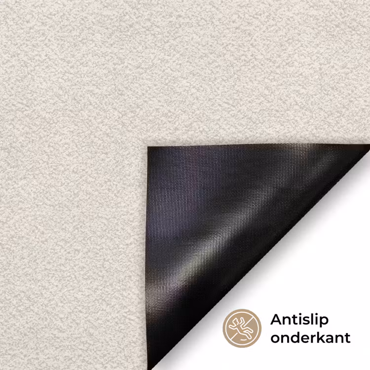 Bogen - Donkergroen - Lijnen Deurmat klein -antislip_NL