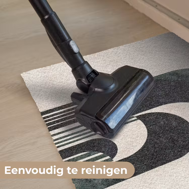 Bogen - Donkergroen - Lijnen Deurmat klein -reinigen_NL