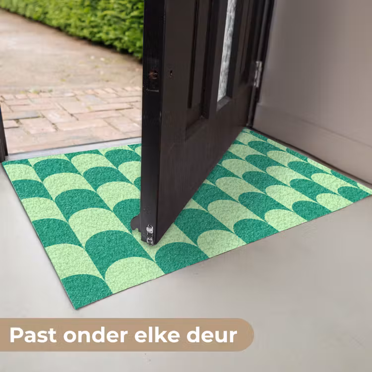 Bogen - Groen - Gestapeld Deurmat klein 898 -USP_NL
