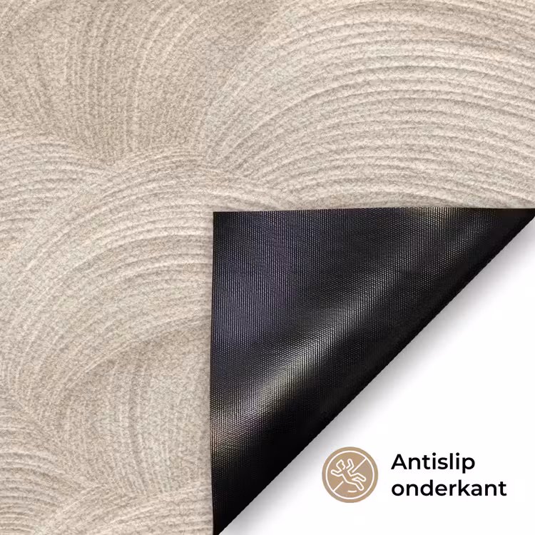 Bogen - Patroon - Beige Deurmat klein 898 -antislip_NL