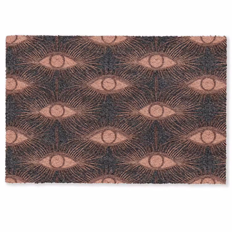 Boheems - Oog - Bruin Deurmat klein 898 -zkaufland3d