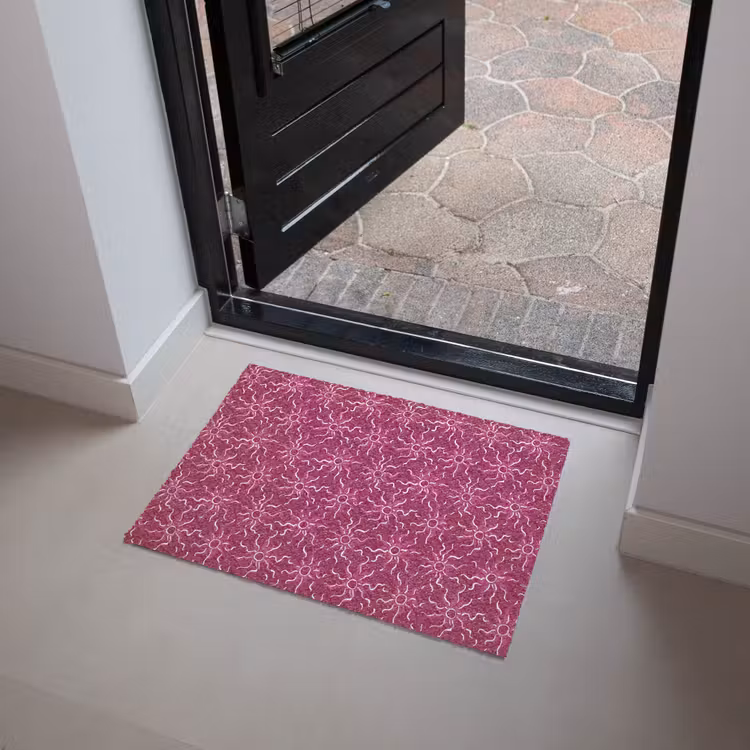 Bohemian - Zon - Magenta Deurmat klein 898 -sfeer5