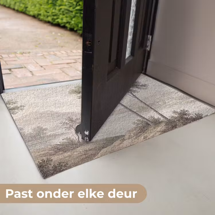 Bomen - Meer - Bergen - Illustratie Deurmat klein -USP_NL