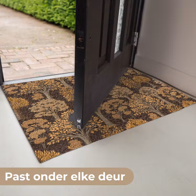 Bomen - Patroon - Bruin Deurmat klein 898 -USP_NL