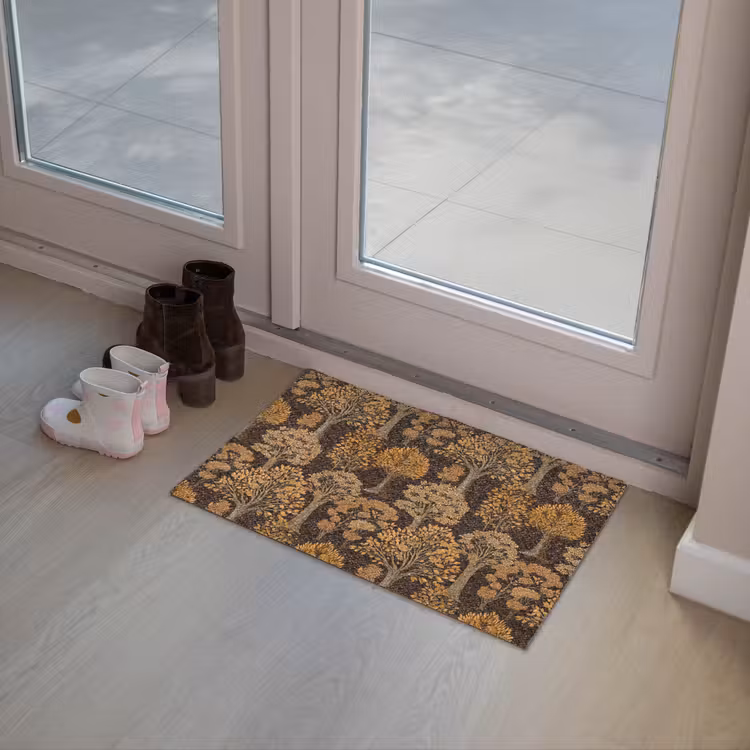 Bomen - Patroon - Bruin Deurmat klein 898 -sfeer3