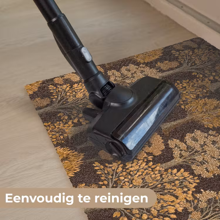 Bomen - Patroon - Bruin Deurmat klein 898 -reinigen_NL