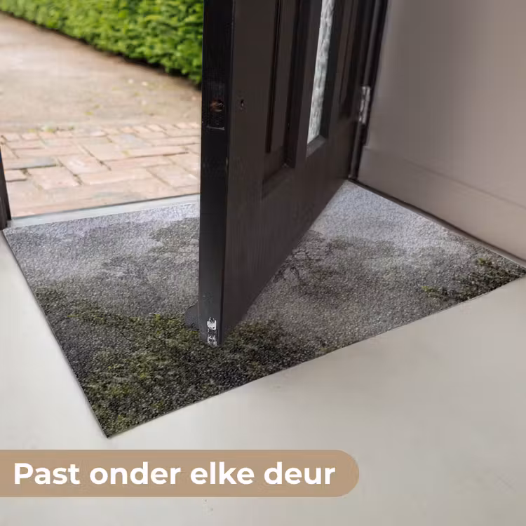 Boom - Mistig - Bos - Groen - Natuur Deurmat klein -USP_NL