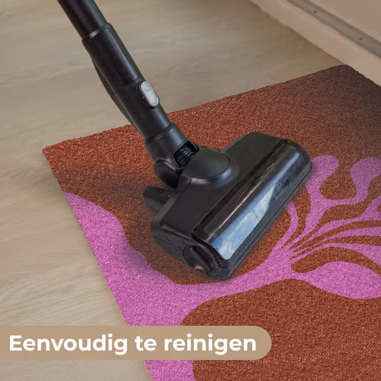 Boom - Paars - Cirkel - Vloeiend Deurmat klein -reinigen_NL