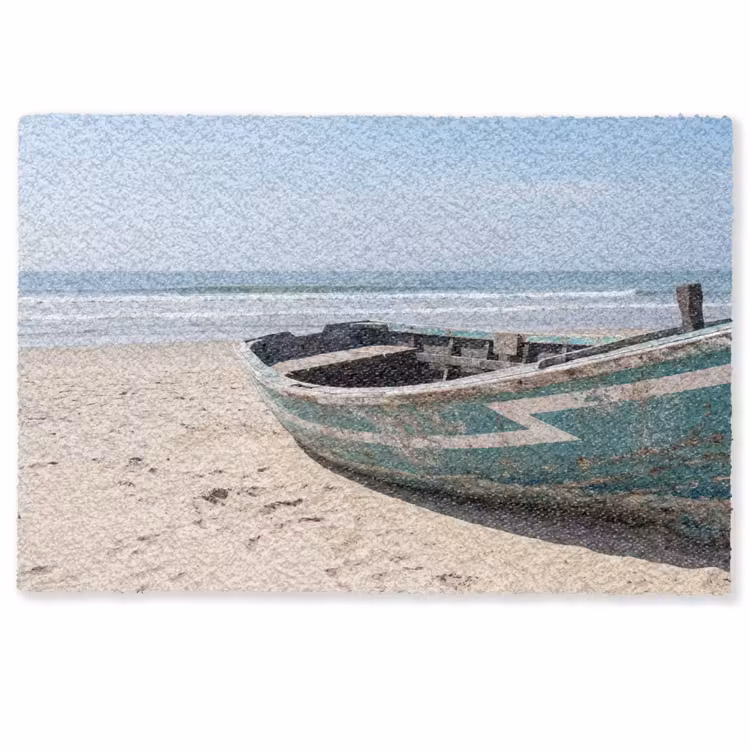 Boot - Zandstrand - Zee Deurmat klein -zkaufland3d