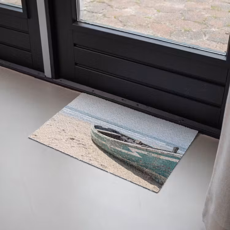 Boot - Zandstrand - Zee Deurmat klein -sfeer2