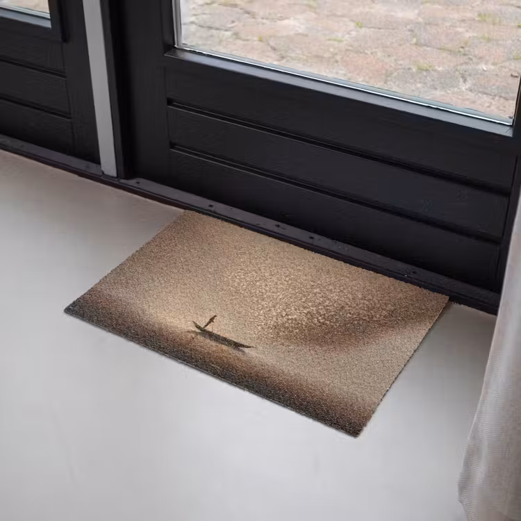 Bootje - Blaadjes - Goud - Water Deurmat klein -sfeer2
