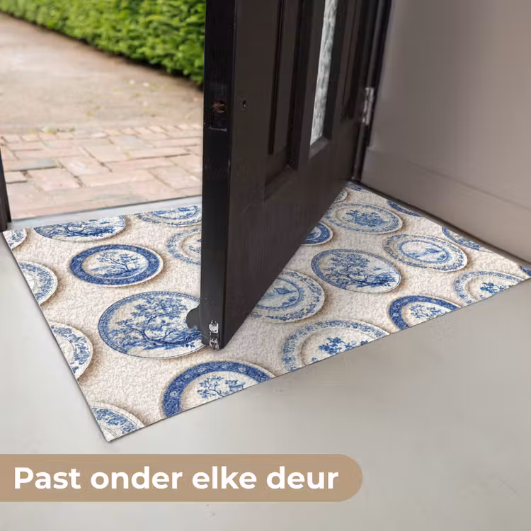 Borden - Bomen - Planten - Blauw Deurmat klein 898 -USP_NL