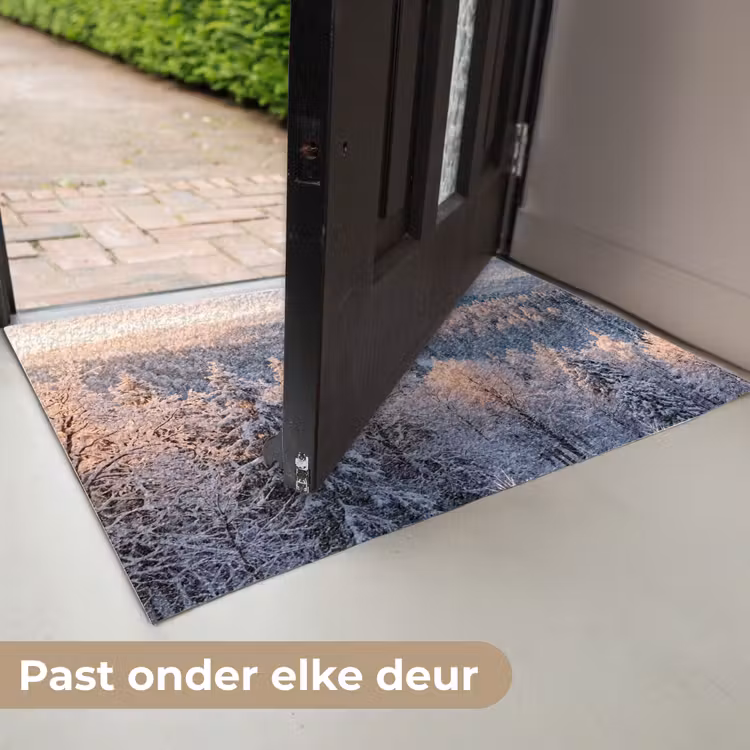Bos - Bergen - Goud - Winter - Warm Deurmat klein -USP_NL