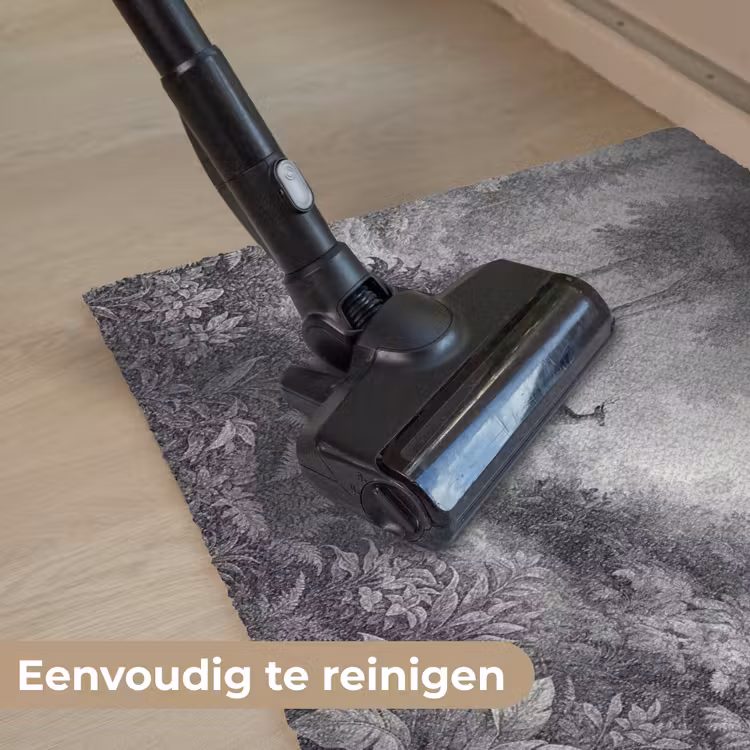 Bos - Hert - Zwart - Wit Deurmat klein -reinigen_NL