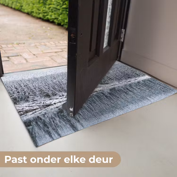 Bos - Reflectie - Meer - Winter - Serene Deurmat klein -USP_NL