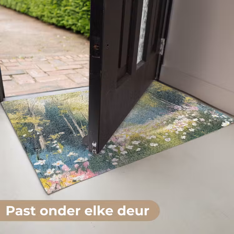 Bos - Schilderstijl - Kleurrijk Deurmat klein -USP_NL