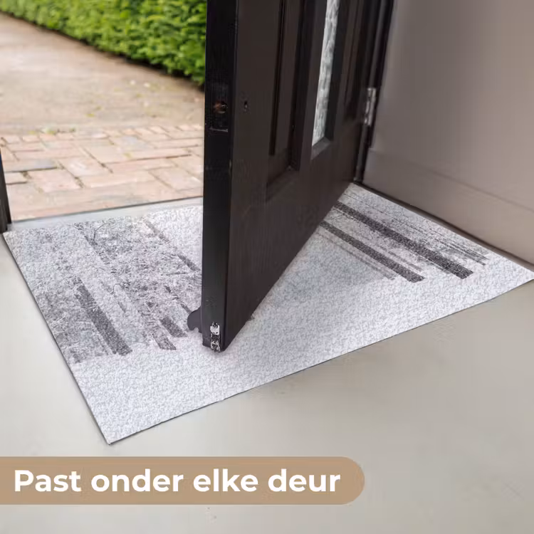 Bos - Sneeuw - Pad - Winter - Stilte Deurmat klein -USP_NL