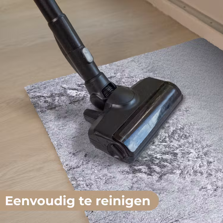 Bos - Sneeuw - Winter - Natuur - Wit Deurmat klein -reinigen_NL