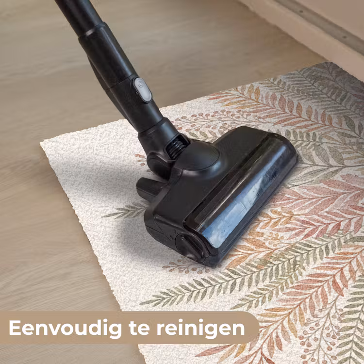 Botanisch - Aquarel - Kleurrijk Deurmat klein -reinigen_NL
