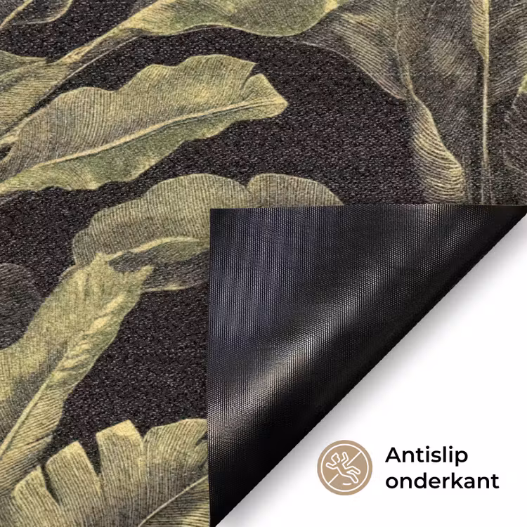 Botanisch - Bladeren - Groen Deurmat klein 898 -antislip_NL