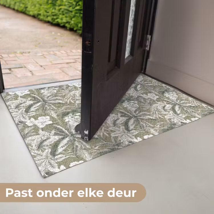 Botanisch - Bloemen - Groen Deurmat klein 898 -USP_NL