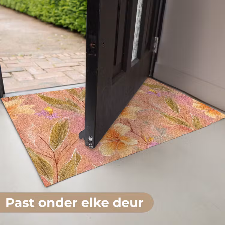 Botanisch - Bloemen - Kleurrijk Deurmat klein 898 -USP_NL