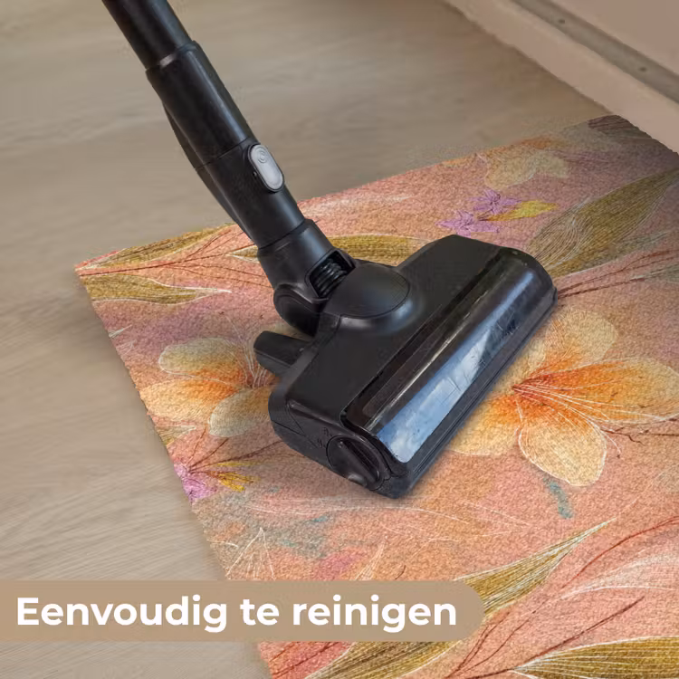 Botanisch - Bloemen - Kleurrijk Deurmat klein 898 -reinigen_NL