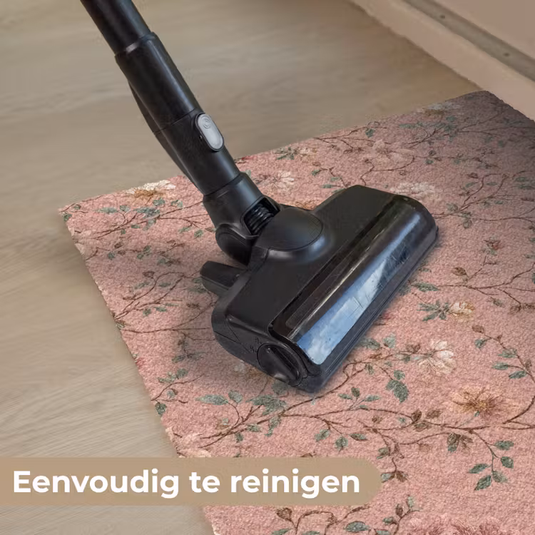 Botanisch - Bloemen - Roze Deurmat klein 898 -reinigen_NL