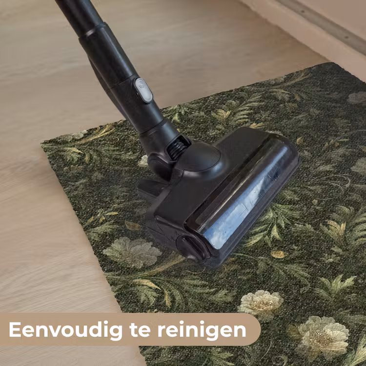 Botanisch - Naadloos - Bloemen Deurmat klein 898 -reinigen_NL