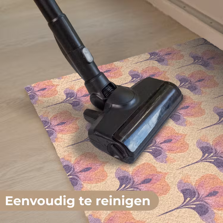 Botanisch - Patroon - Pastel Deurmat klein 898 -reinigen_NL