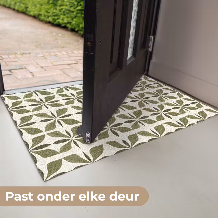 Botanisch - Retro - Groen Deurmat klein 898 -USP_NL