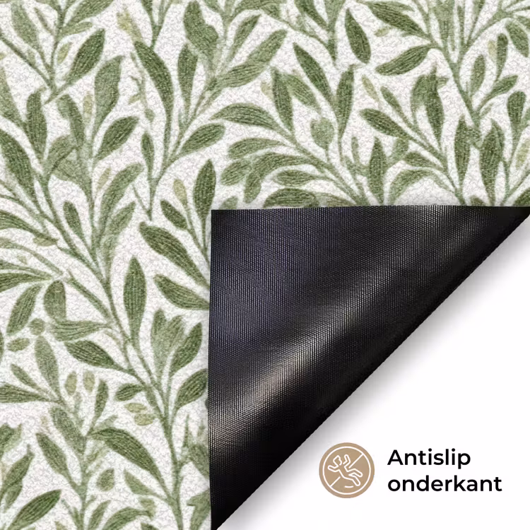 Botanisch - Takken - Groen Deurmat klein 898 -antislip_NL