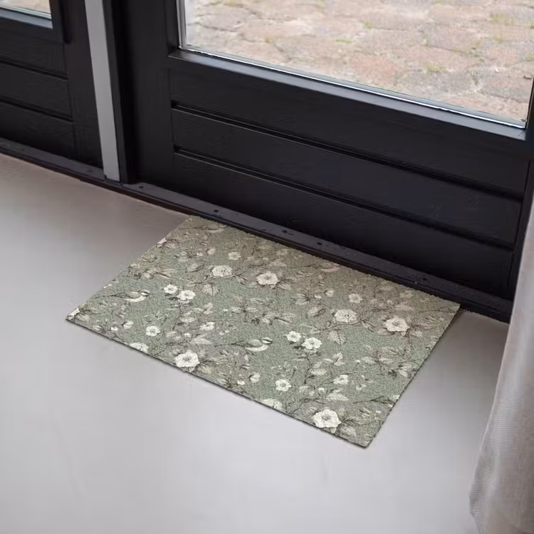 Botanisch - Vogels - Groen Deurmat klein 898 -sfeer2