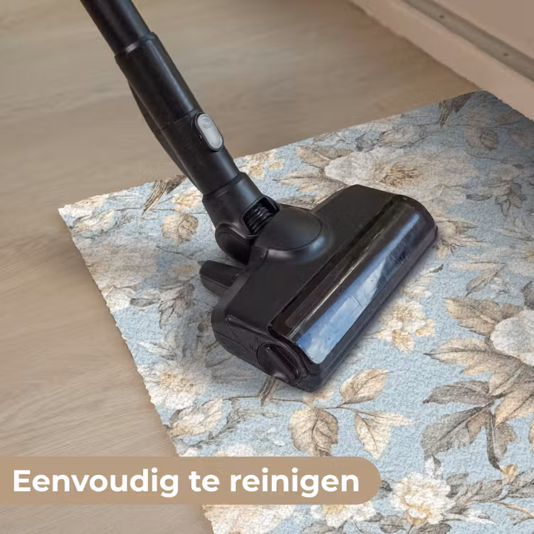 Botanisch - Zangvogel - Blauw Deurmat klein 898 -reinigen_NL