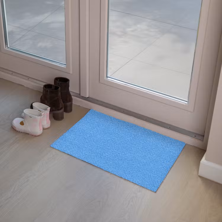 Bright - Azure - Blauw Deurmat klein 898 -sfeer3