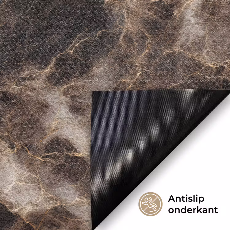 Bruin - Goud - Marmer Deurmat klein 898 -antislip_NL