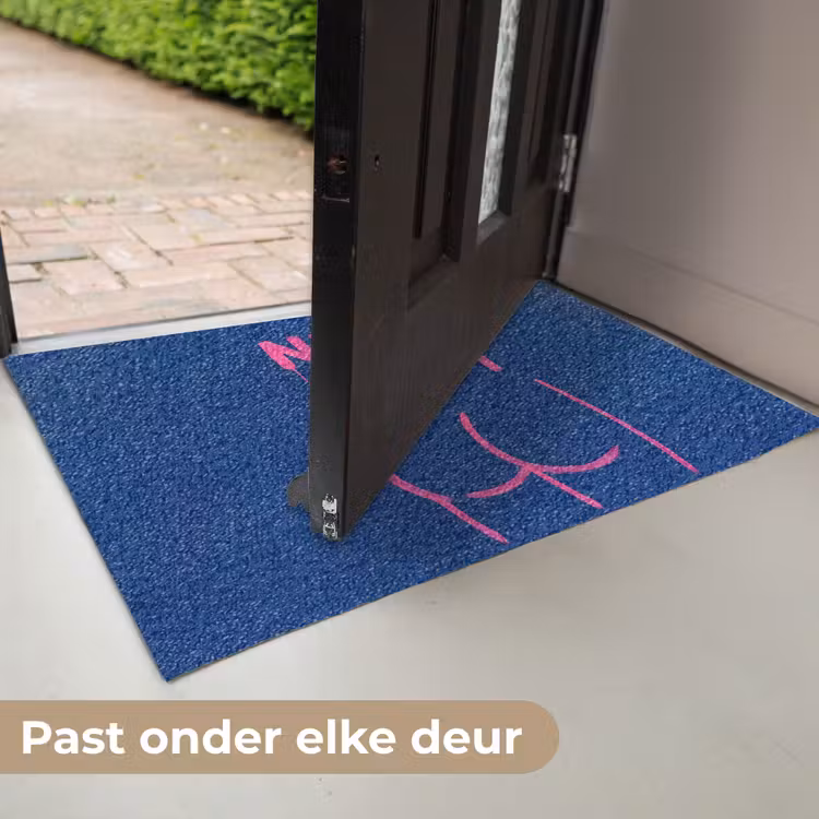 Brutaal - Grappig - Blauw Deurmat klein -USP_NL