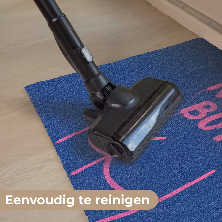 Brutaal - Grappig - Blauw Deurmat klein -reinigen_NL