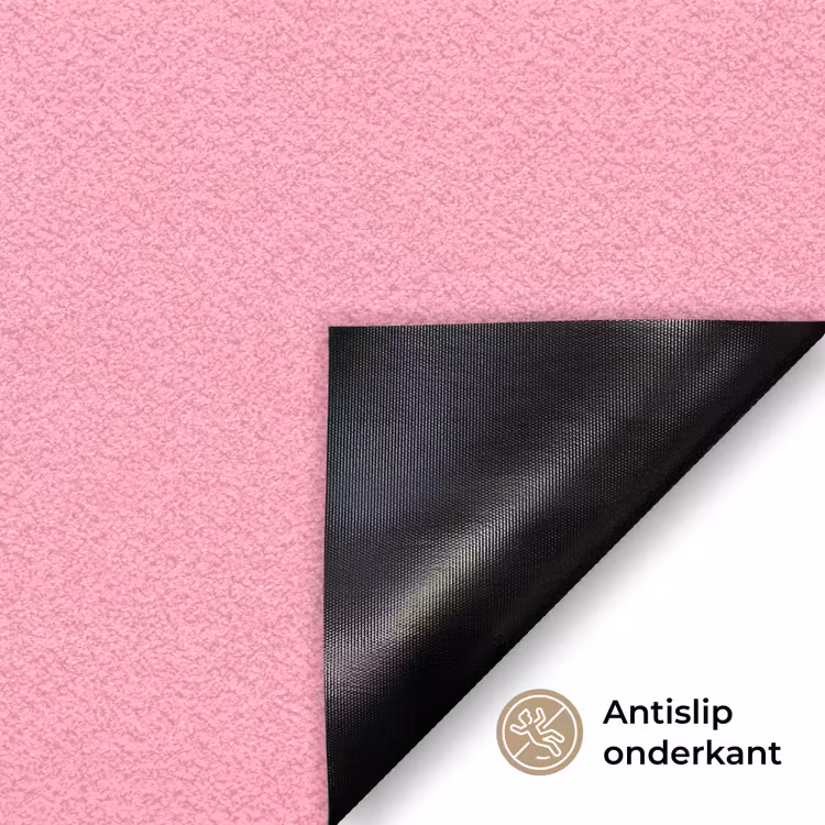 Bubblegum - Pink - Roze Deurmat klein 898 -antislip_NL