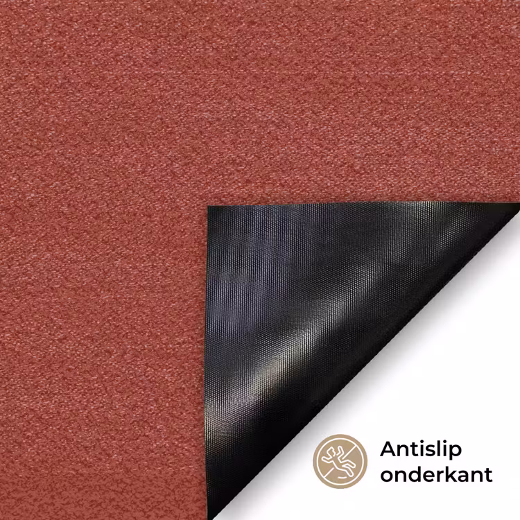 Burnt - Copper - Rood Deurmat klein 898 -antislip_NL