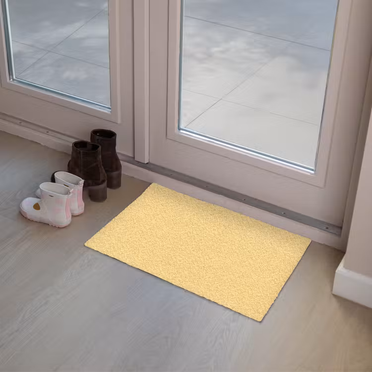 Butter - Geel - Yellow Deurmat klein 898 -sfeer3