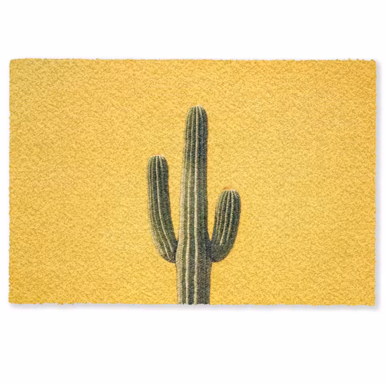 Cactus - Groen - Minimalistisch Deurmat klein -zkaufland3d