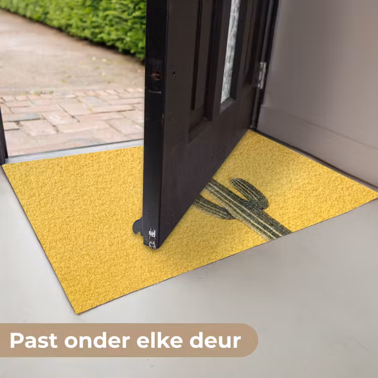 Cactus - Groen - Minimalistisch Deurmat klein -USP_NL