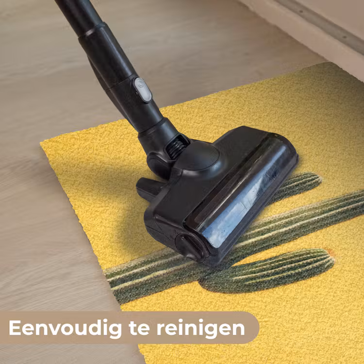 Cactus - Groen - Minimalistisch Deurmat klein -reinigen_NL