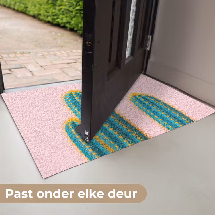 Cactussen - Modern - Pastel Deurmat klein -USP_NL