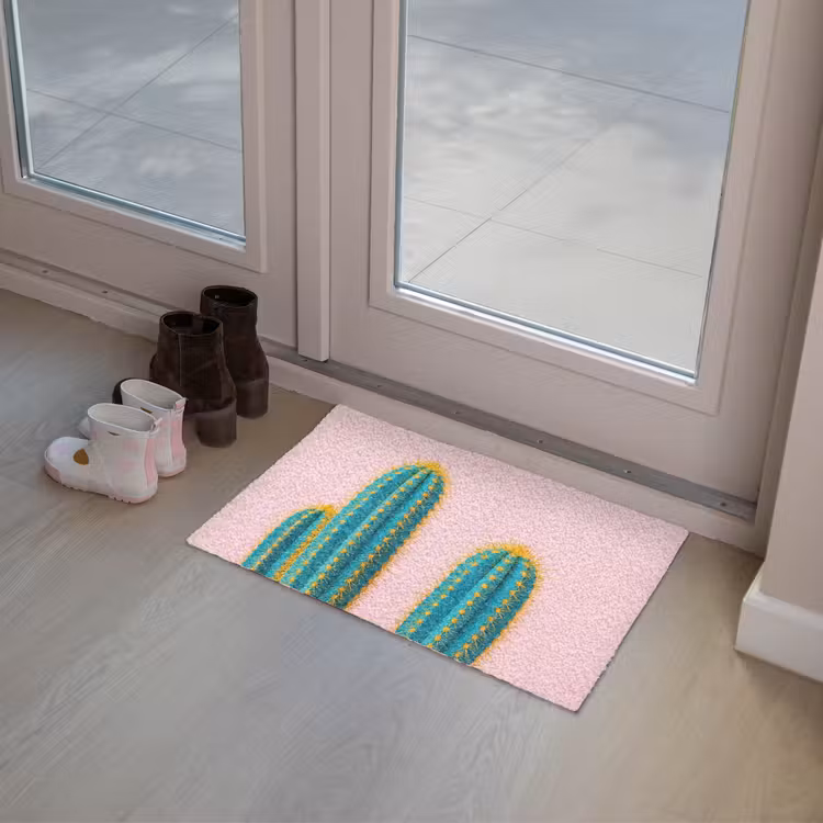 Cactussen - Modern - Pastel Deurmat klein -sfeer3