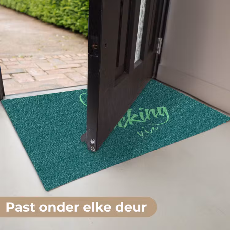 c'est la fucking vie - Groen - Handgeschreven Deurmat klein -USP_NL
